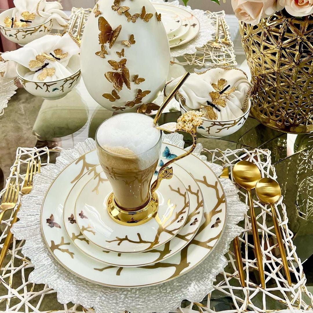 Aurelia Flutter Dinnerware Set - 16 Pieces