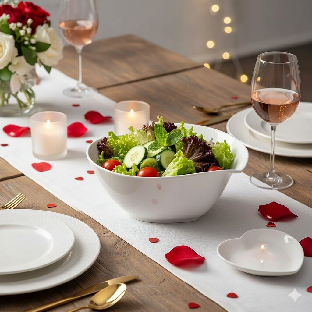 Heart Shaped Salad Bowl