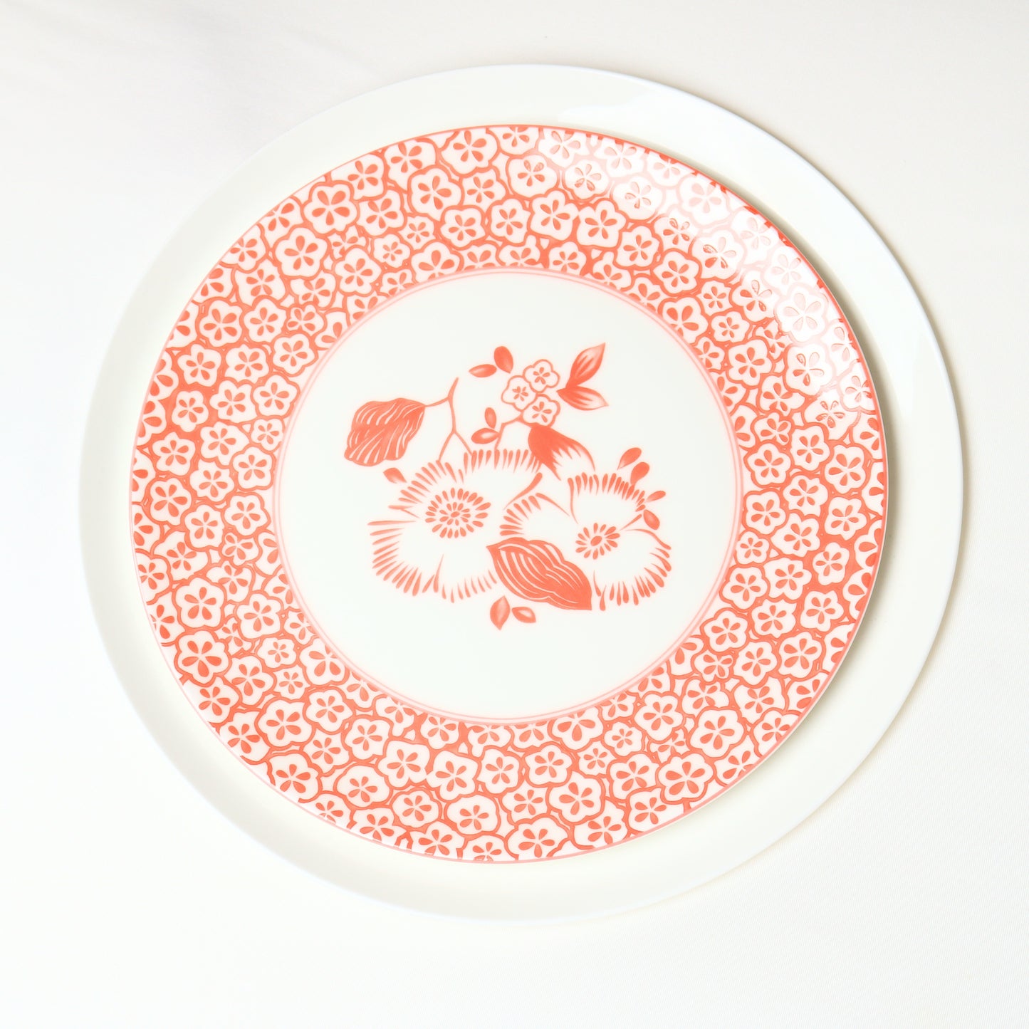 Pink Mosaic Accent Plate - Set of 4