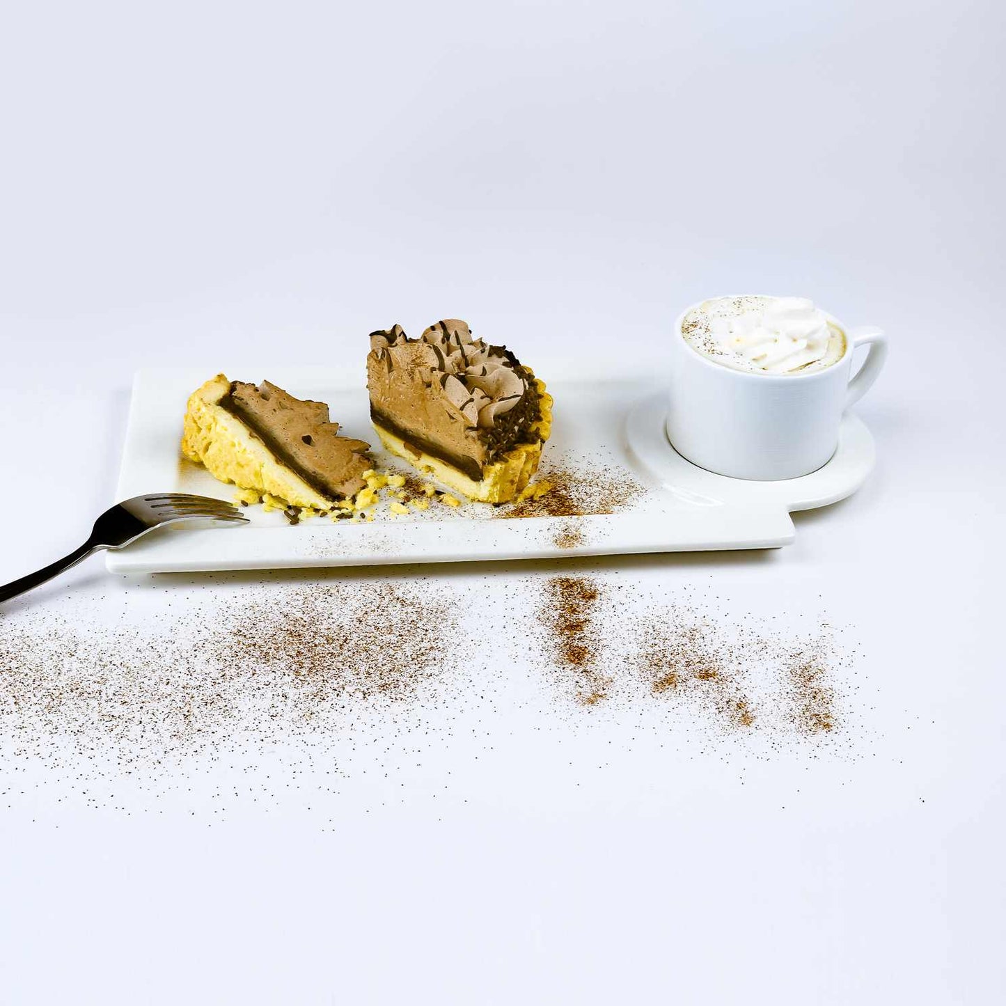 Small Dessert Plate with Teacup- set of 4
