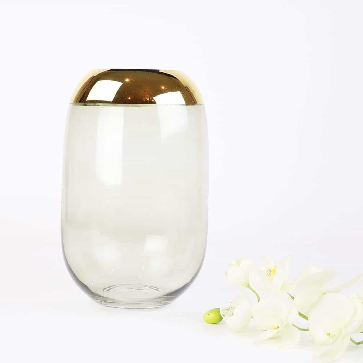 Black Smokey Vase
