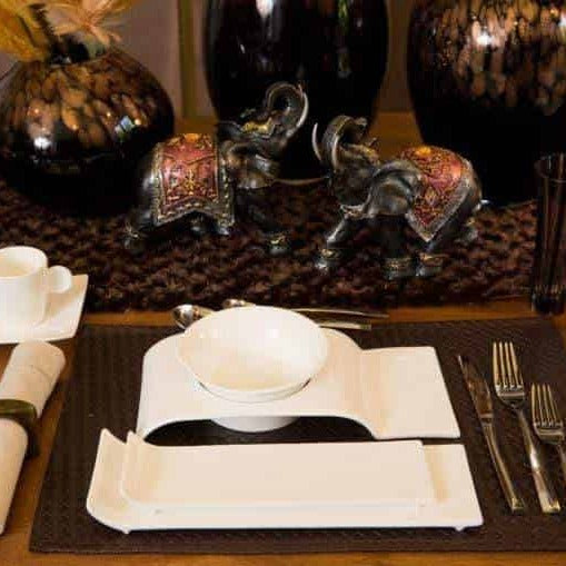 Rectangular Appetizer Plate-Medium-Set of 4
