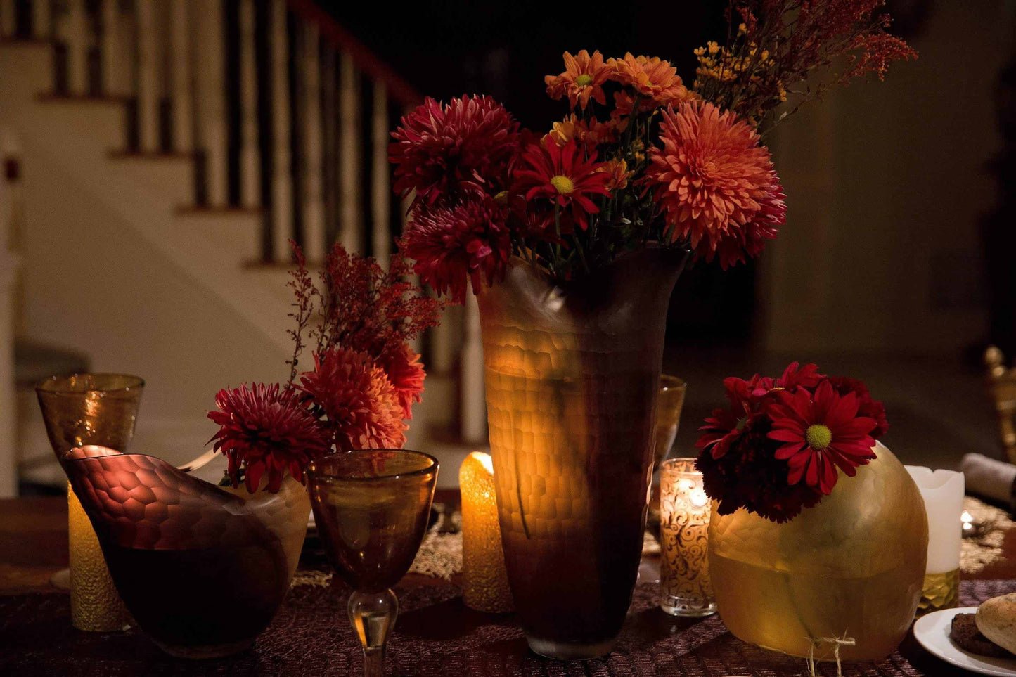 Harvest Plum Vases