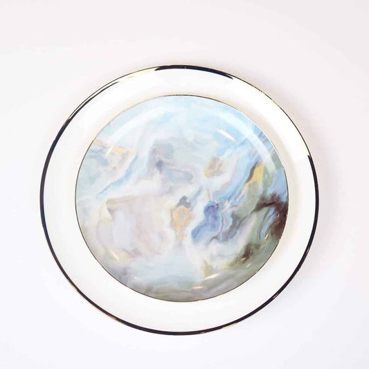Blue Cloud Plate-Set of 4