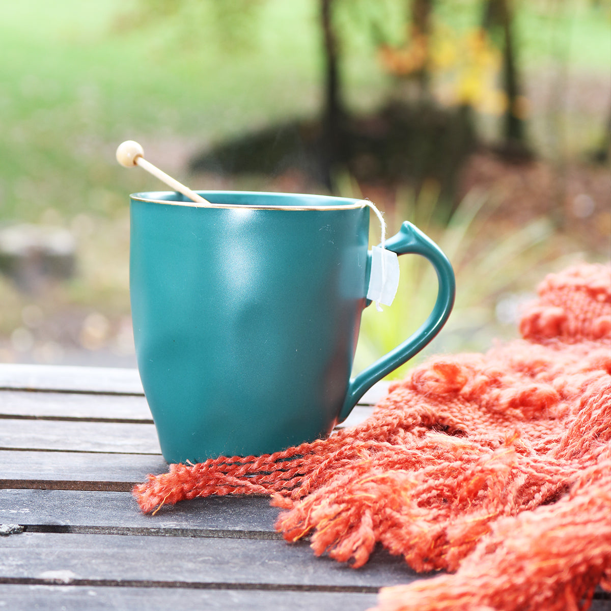Pine Green Mug-Set of 4