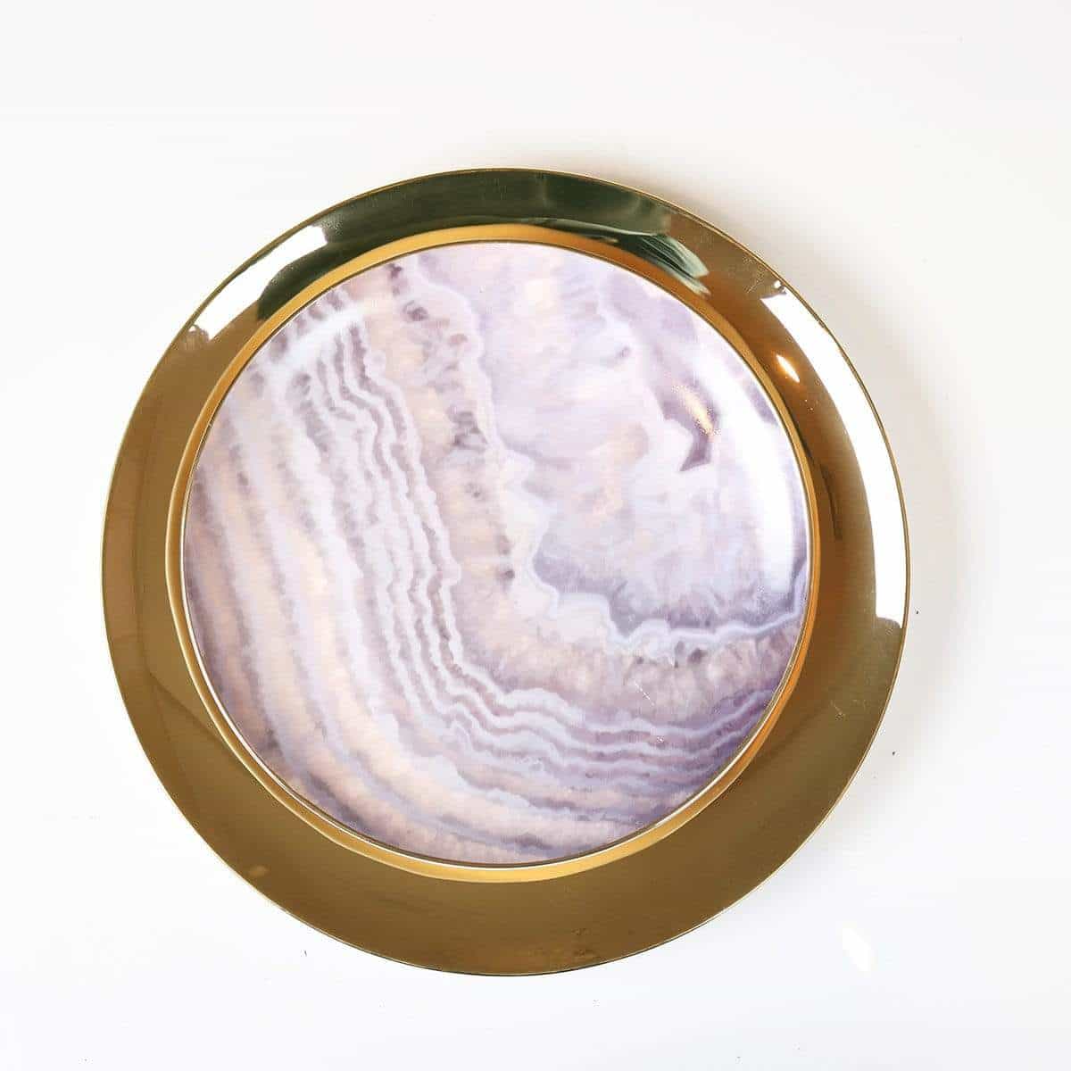 Pink Waves Salad Plate-Set of 4