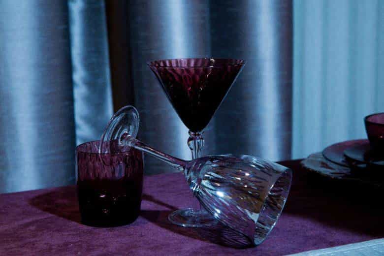 P&S Chiseled Tumbler-Set of 4