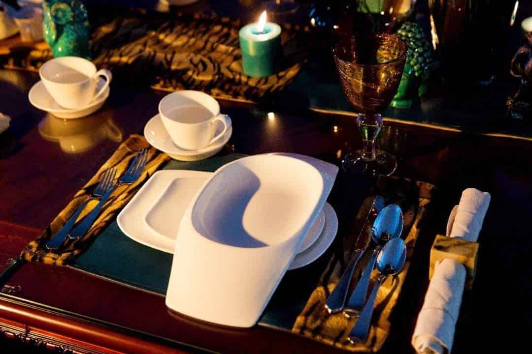 Urban Arched Soup/Appetizer Bridge Plate- Set of 4
