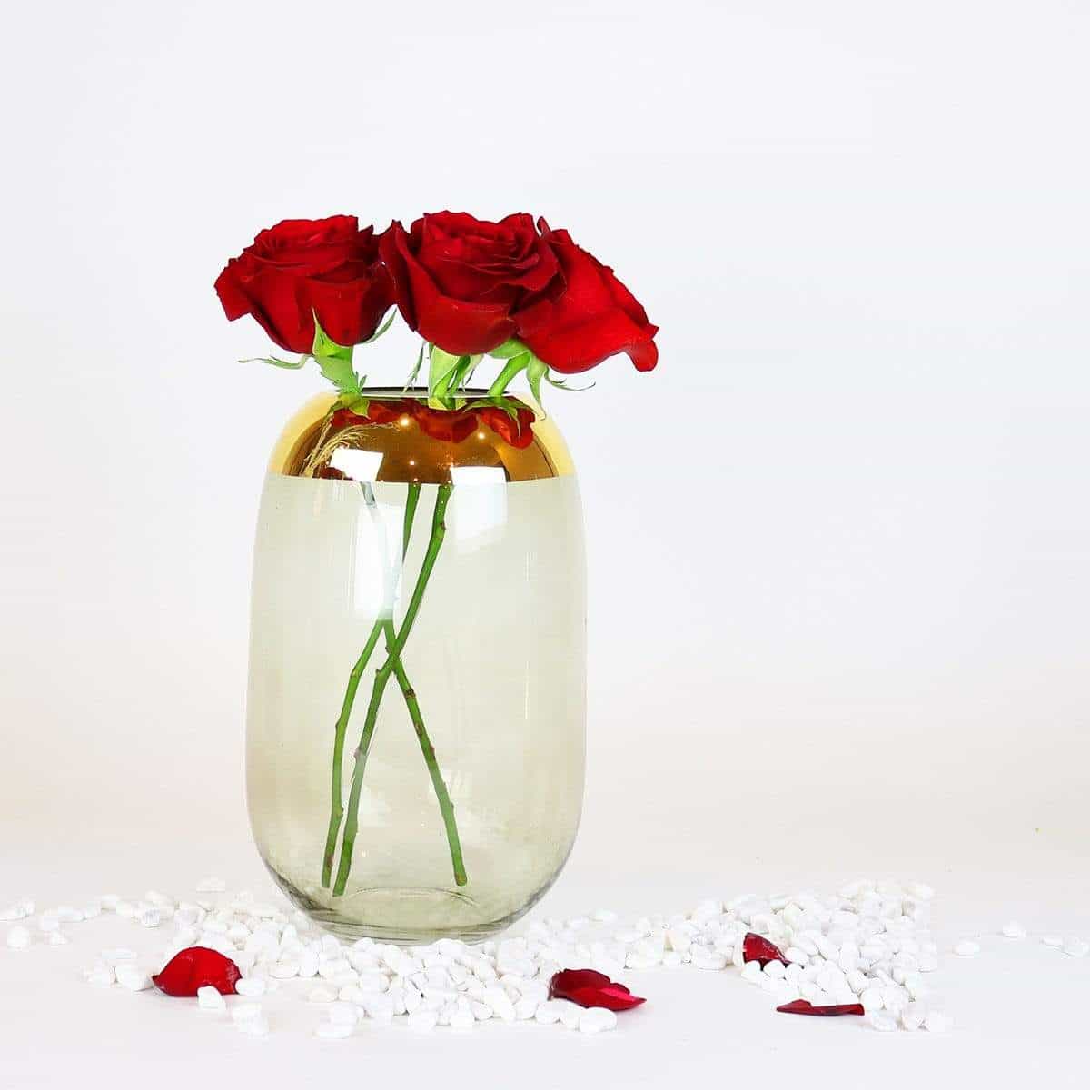 Black Smokey Vase