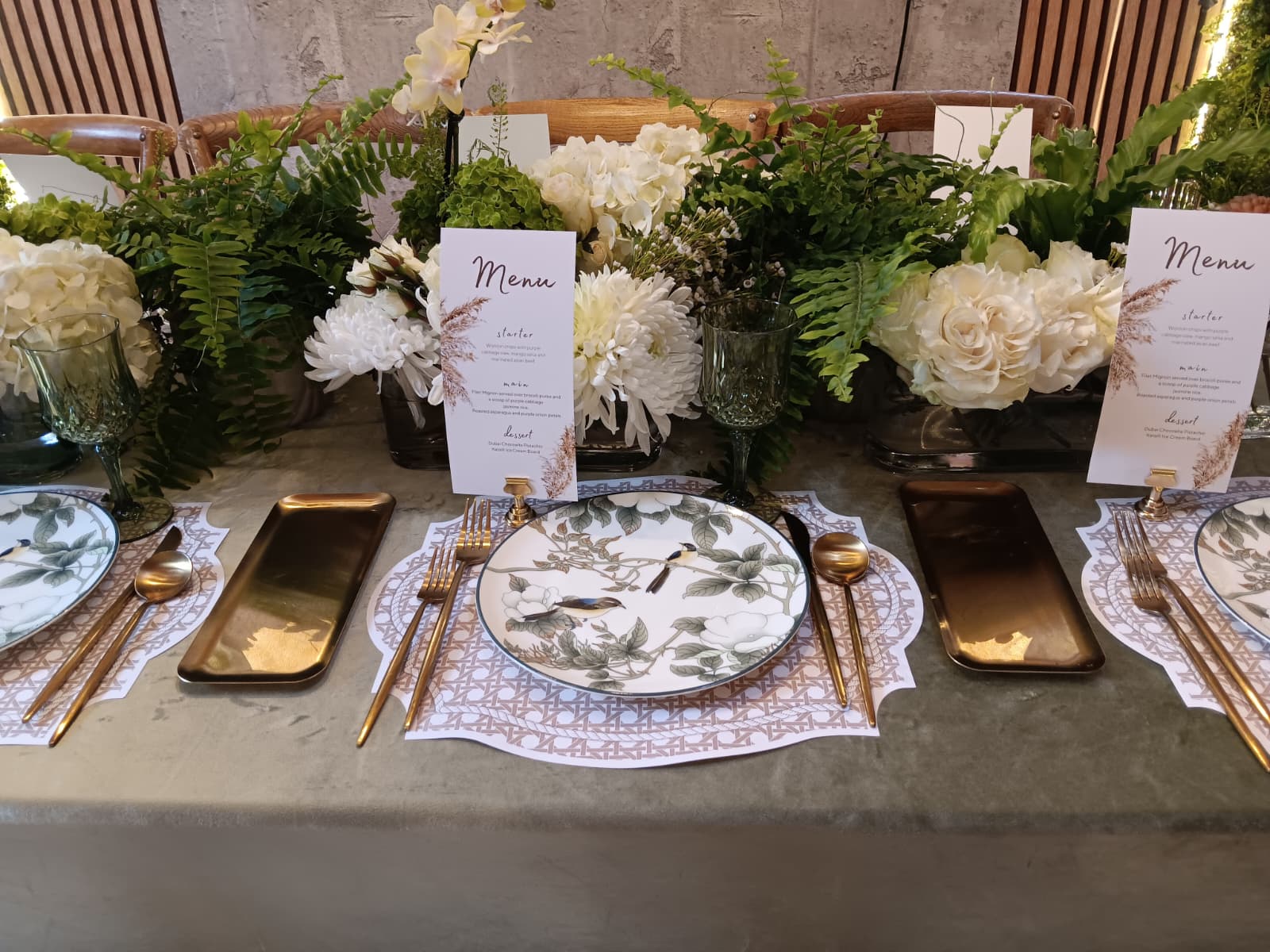 Holiday Glam - Accent Plates