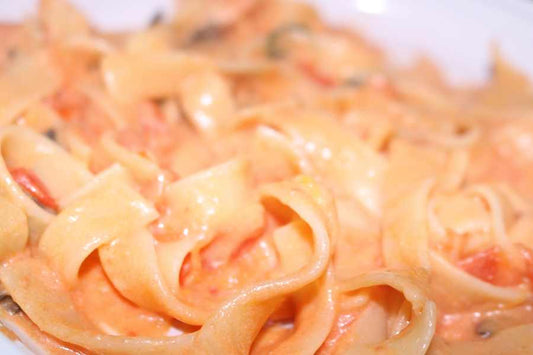 Italian Pasta with Homemade Tomato Sauce