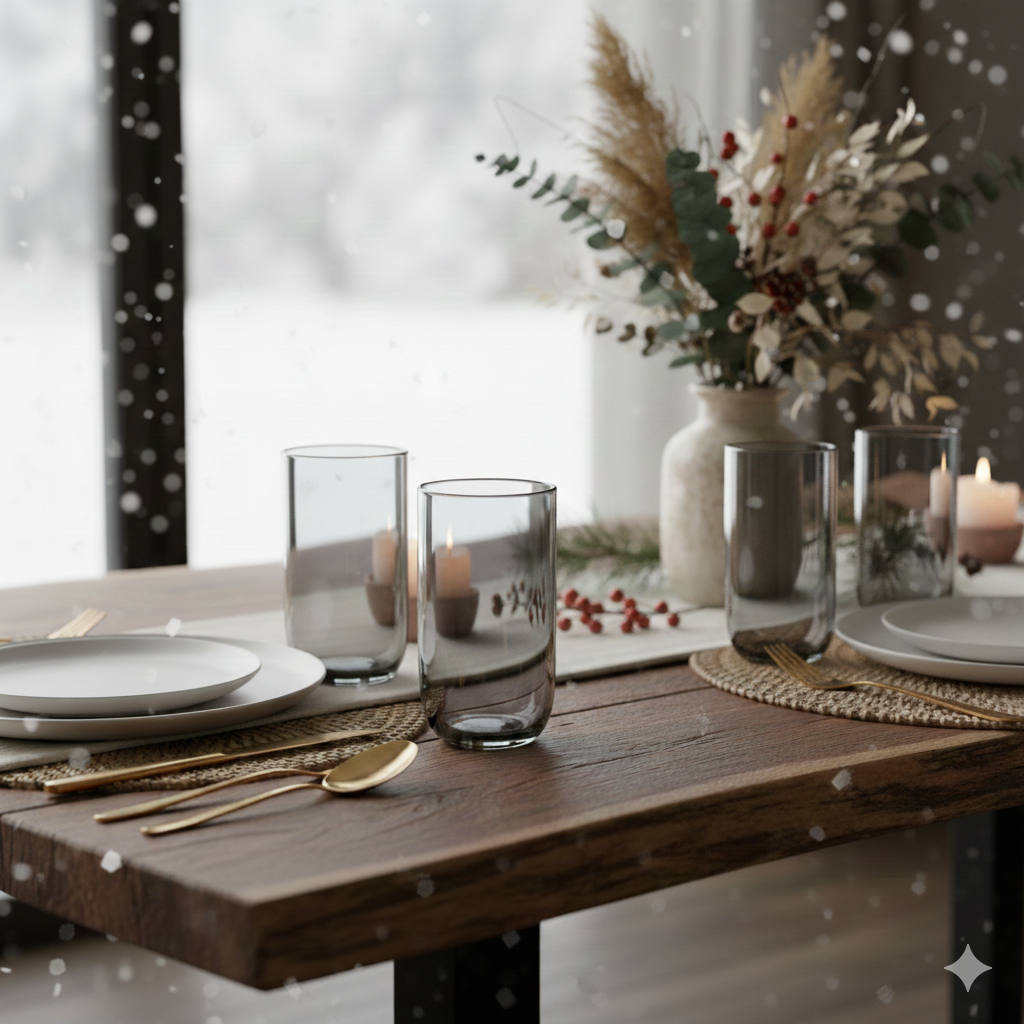 Smoke Tumbler Glass- Set of 4