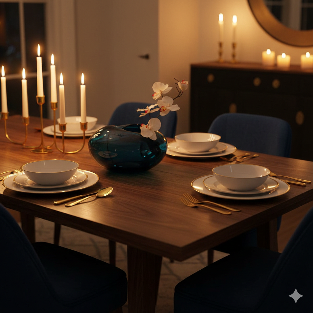 Midnight Blue Vase
