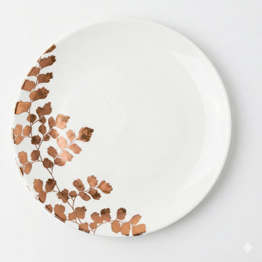 Gold Filigree Accent Plate - Set of 4