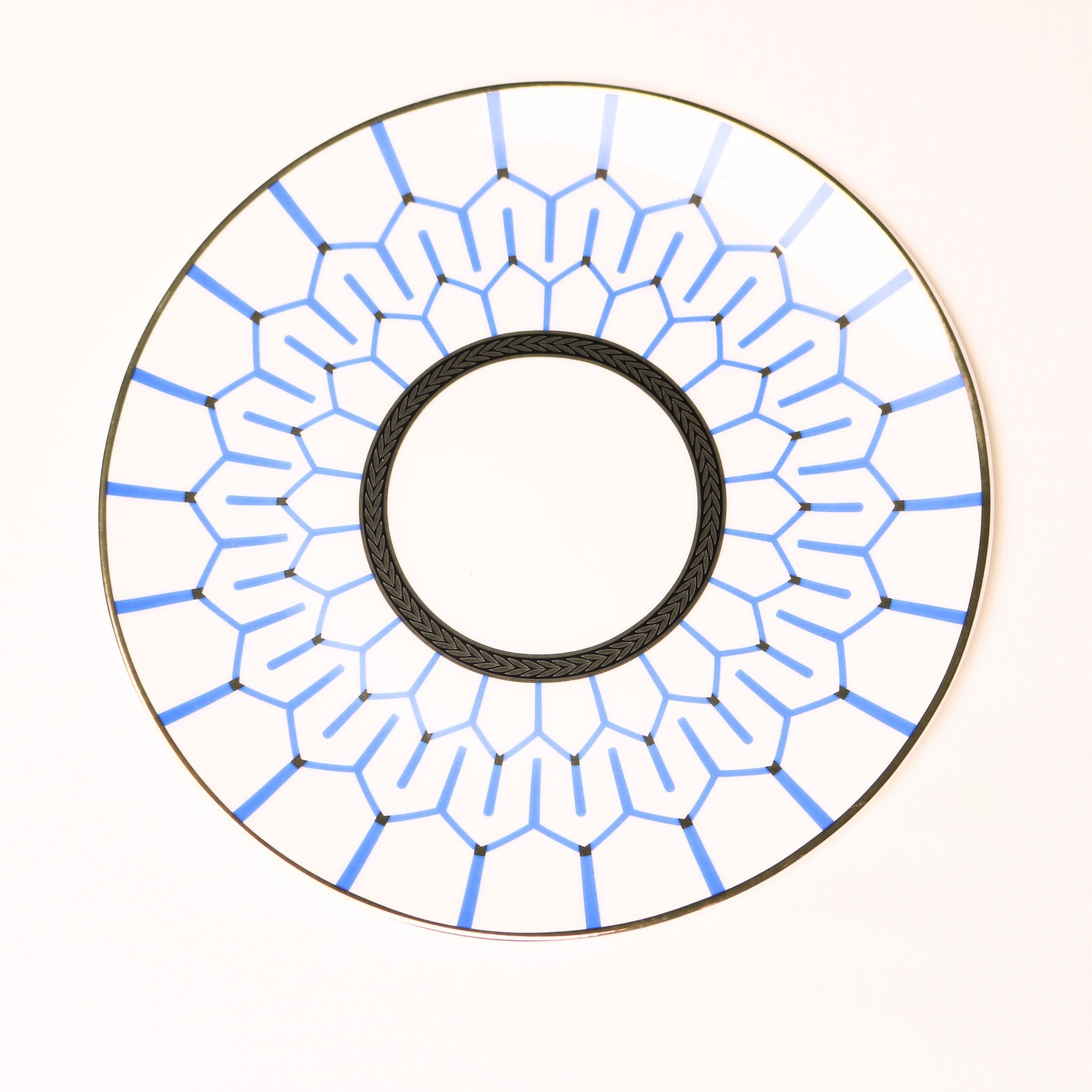 Blue Mosaic Accent Plate - Set of 4