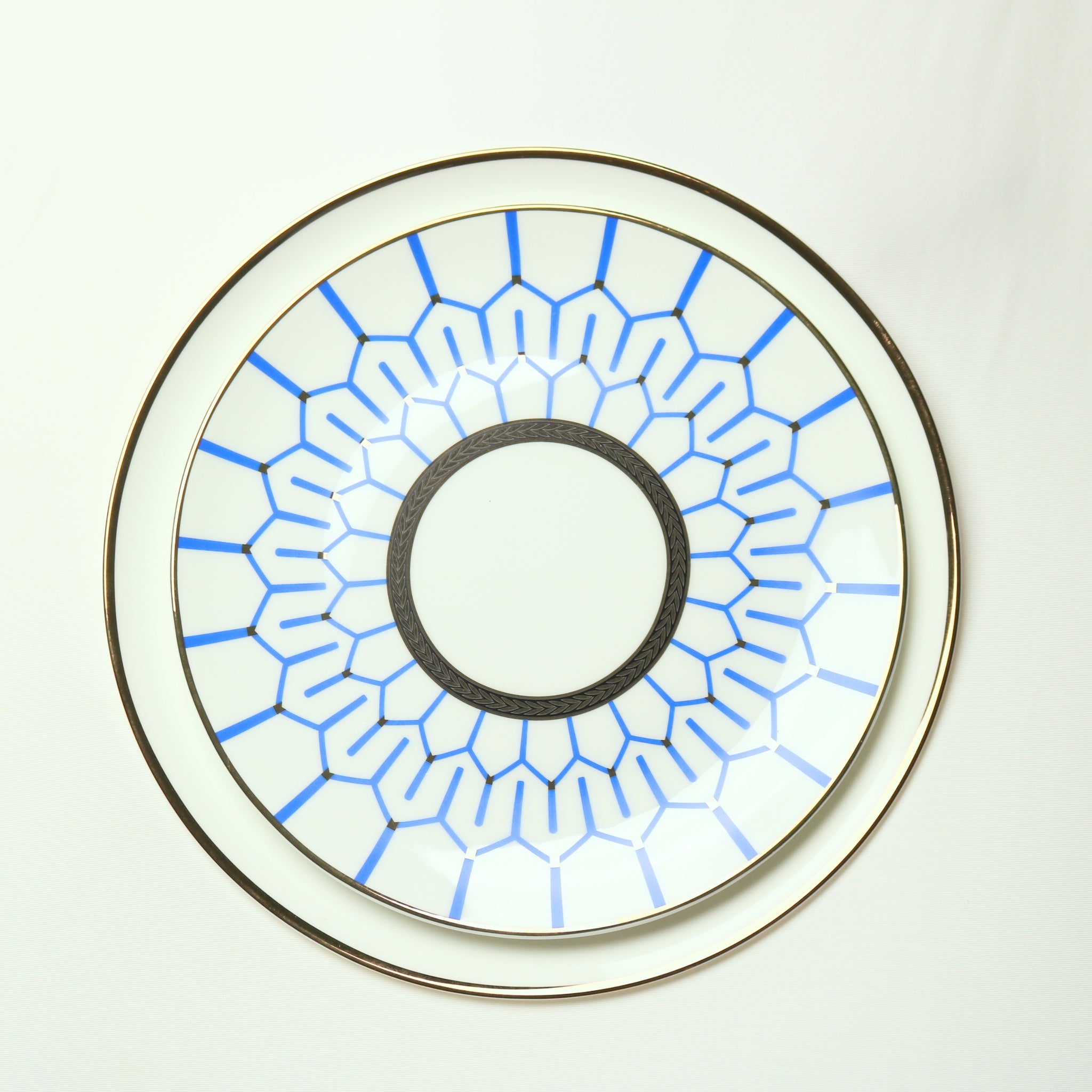 Blue Mosaic Accent Plate - Set of 4