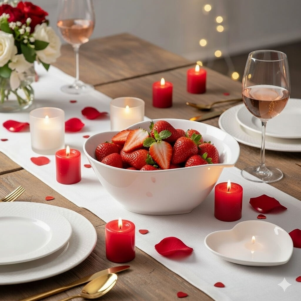 Heart Shaped Salad Bowl