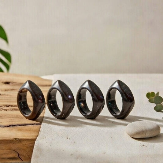 Bronze Shimmer Napkin Ring- set of 4