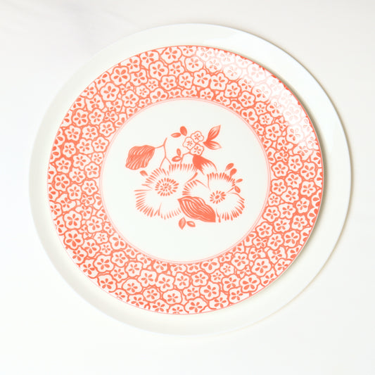 Pink Mosaic Accent Plate - Set of 4