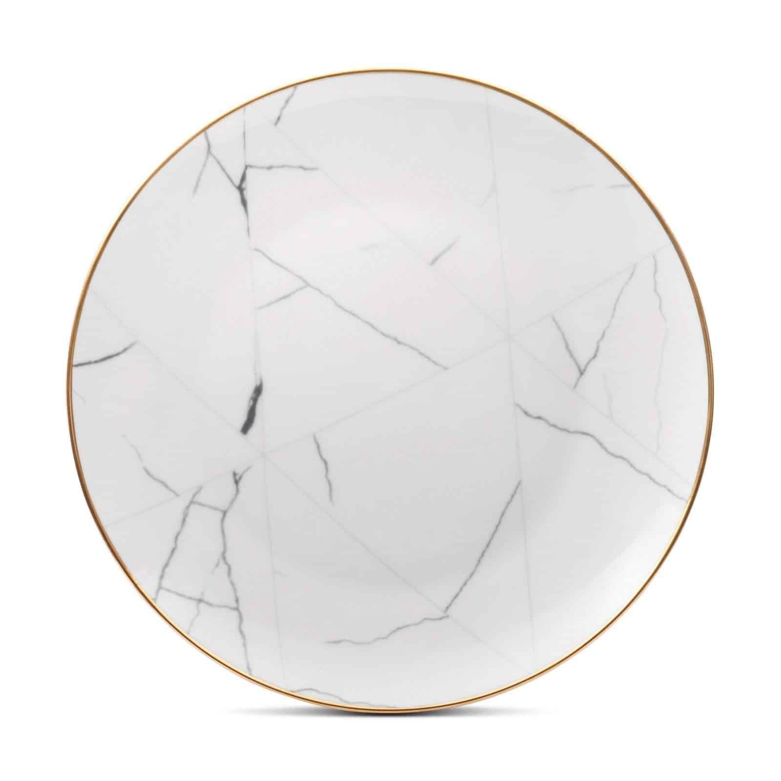 Carrara Marble Dinnerware Set - 16 Piece Set