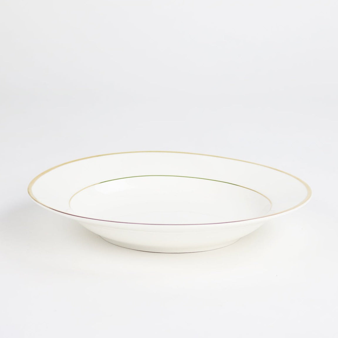 Narrow Gold Rim Dinnerware Set-16 Pieces