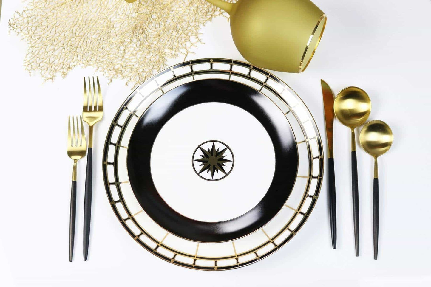 Black Izmir Dinner Plate-Set of 4