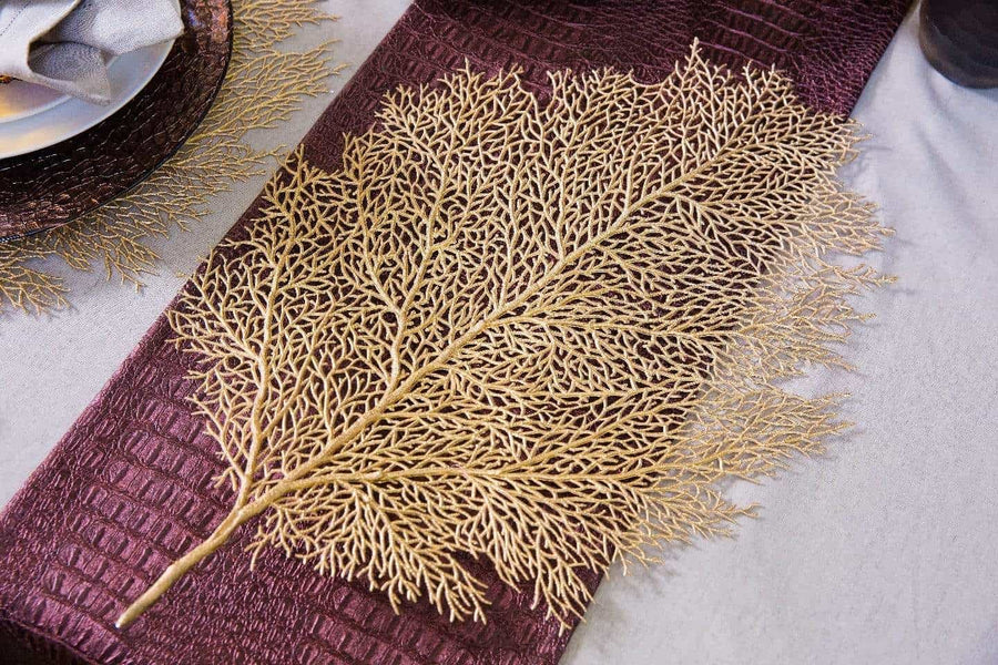 Metallic Leaf Placemat
