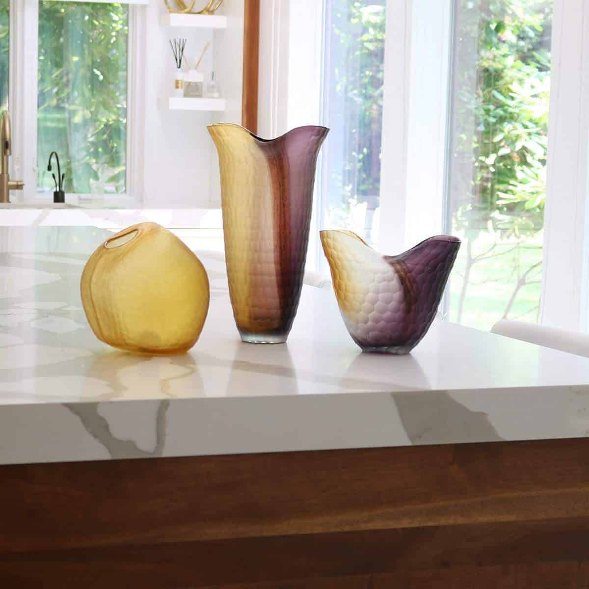 Harvest Plum Vases