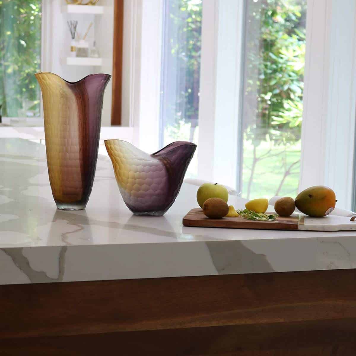 Harvest Plum Vases