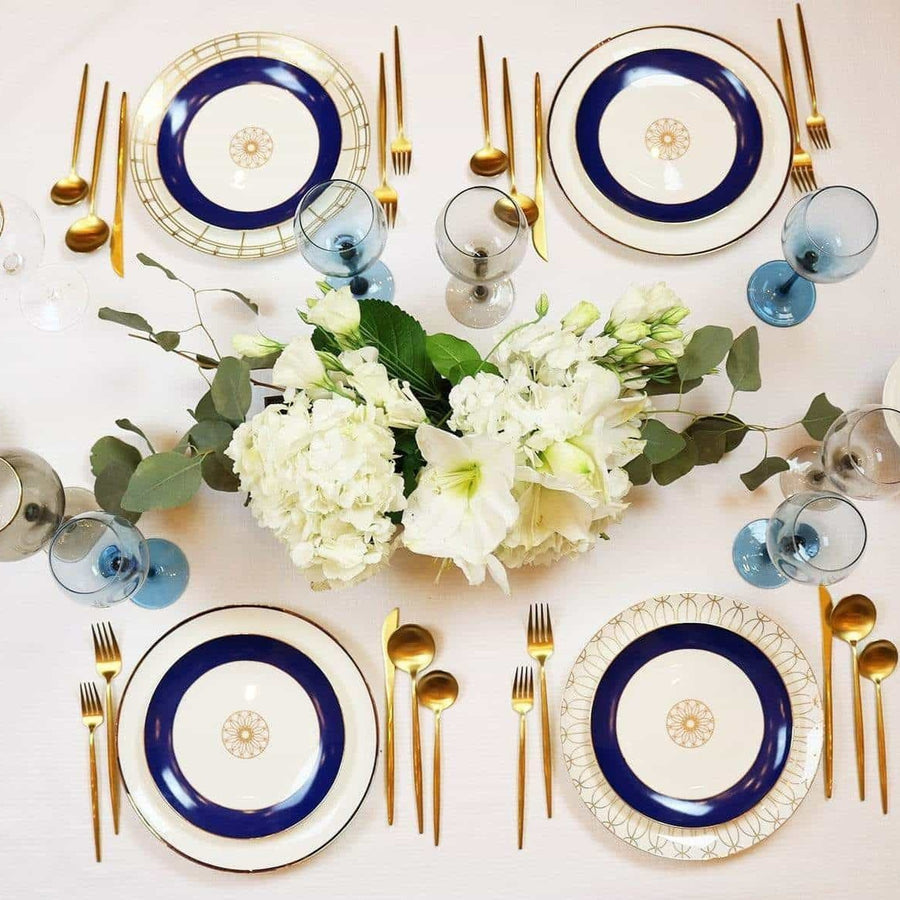 Sapphire Jewel Plate-Set of 4