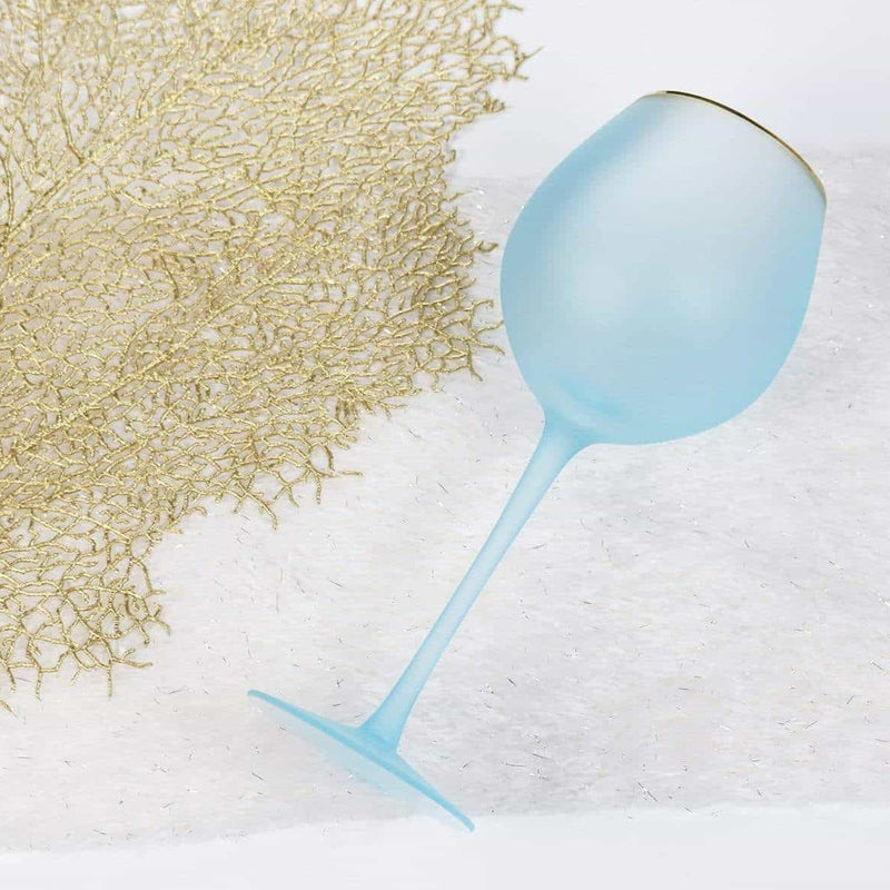 Nebulous Blue Glasses-Set of 4