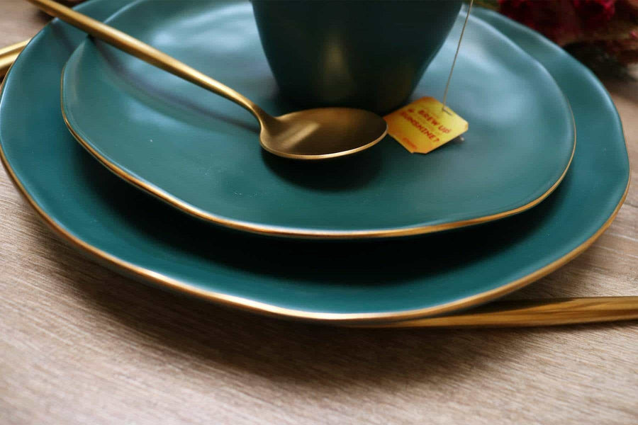 Pine Green Dinner Plate-Set of 4
