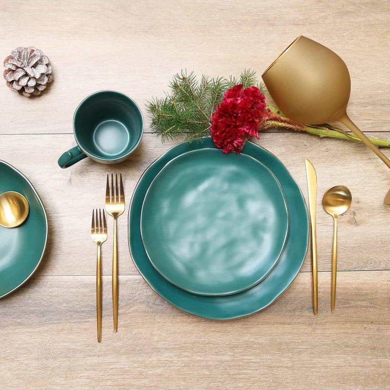Pine Green Dinner Plate-Set of 4