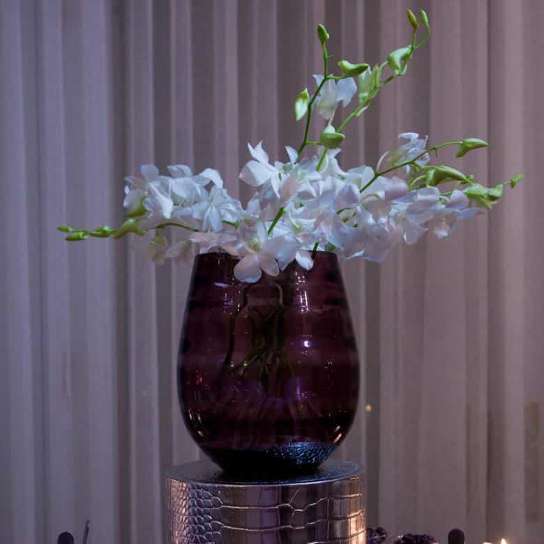 Purple Ripple Vase