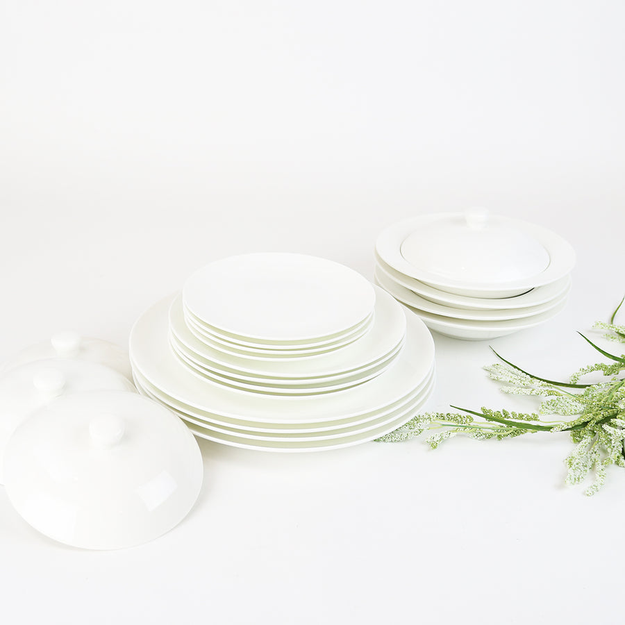 Classic Round Salad Plates - Set of 4
